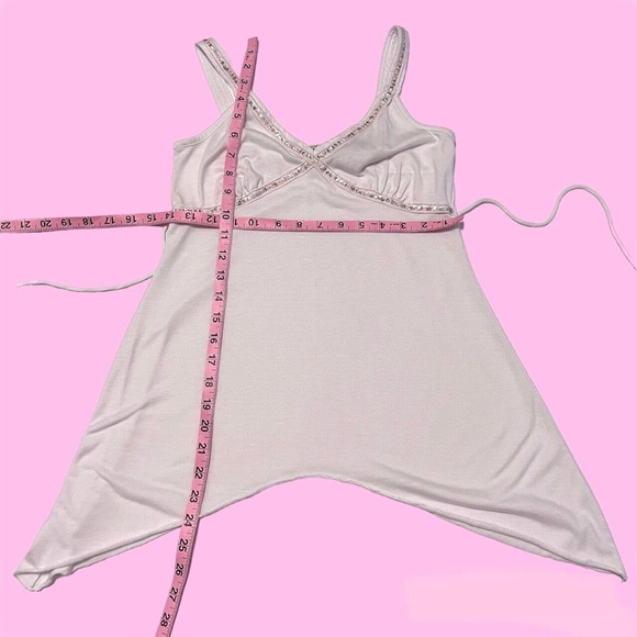 y2k boho fairycore tank top with sequins - Picture 4 of 4